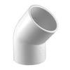 Charlotte Pipe And Foundry ELBOW 45 2"" SXS SCH40 PVC 02309 1600